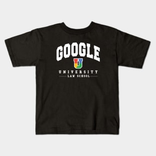 Google U Law School Kids T-Shirt